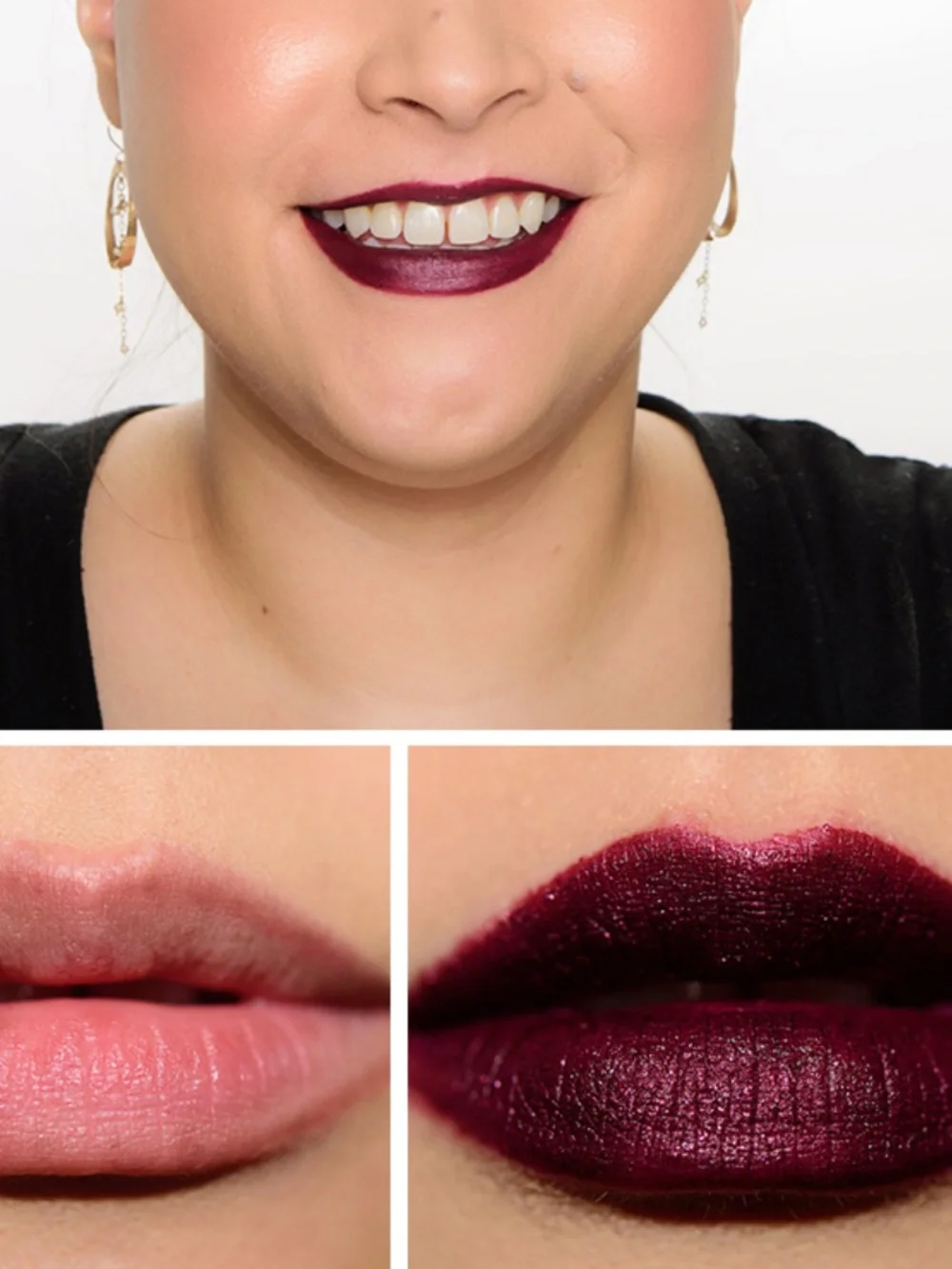 5 for 25⚡️Urban Decay Double Crossed Metallized Lipstick — Deep Plum travel size